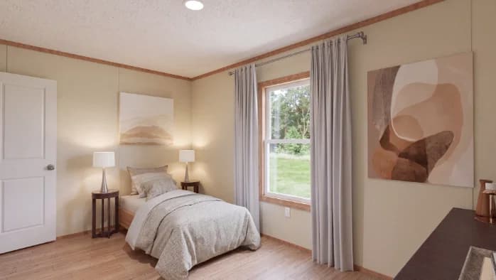 Hudson bedroom home features