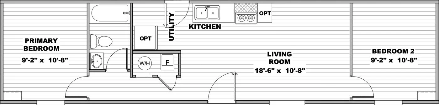 Tulip floor plan home features