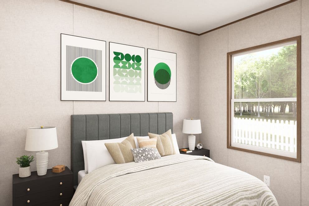 Hickory bedroom home features