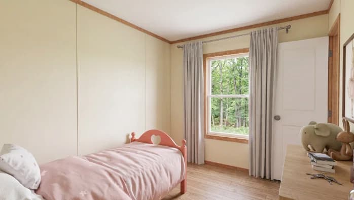 Hudson bedroom home features