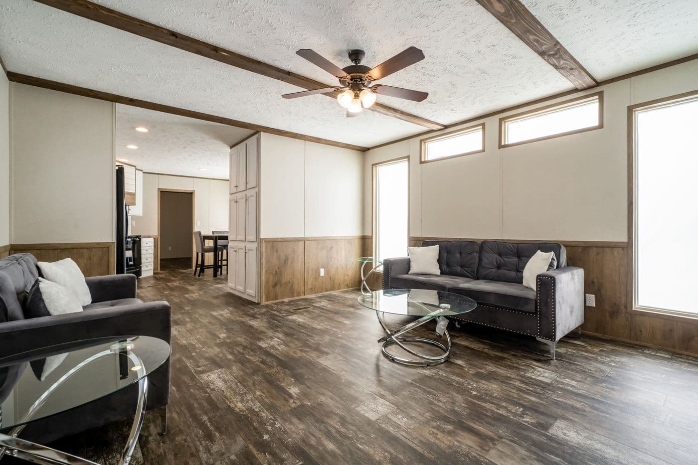 Anniversary entertainer interior home features