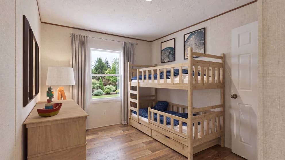 Cedar bedroom home features