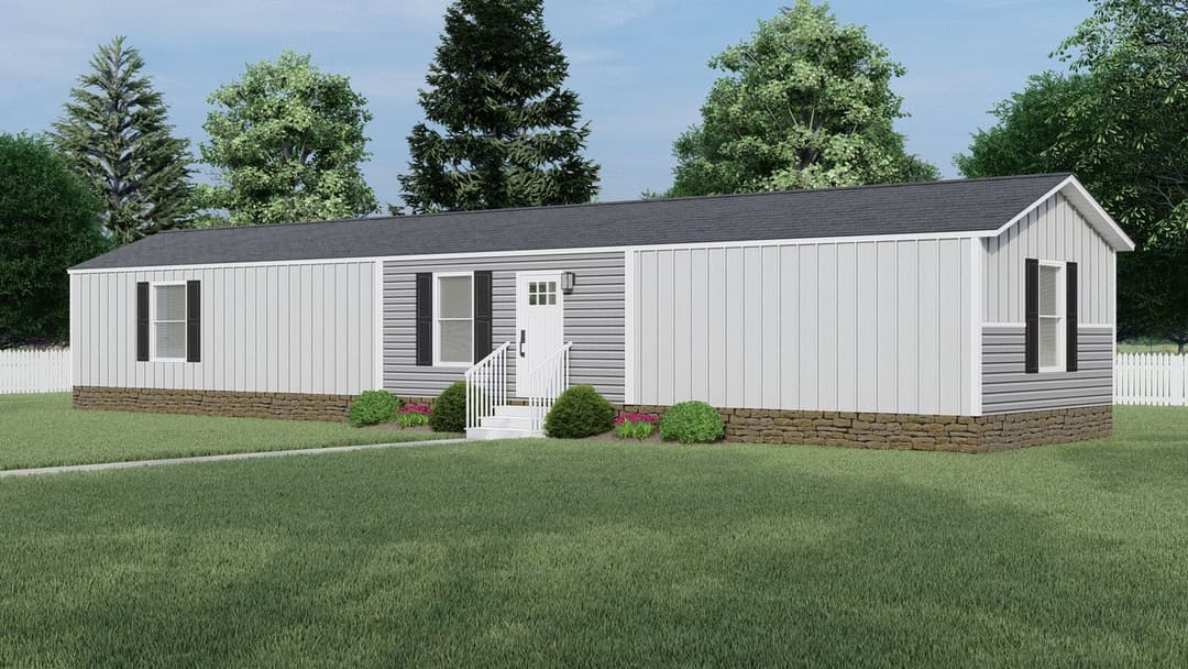 Clark elevation and exterior home features