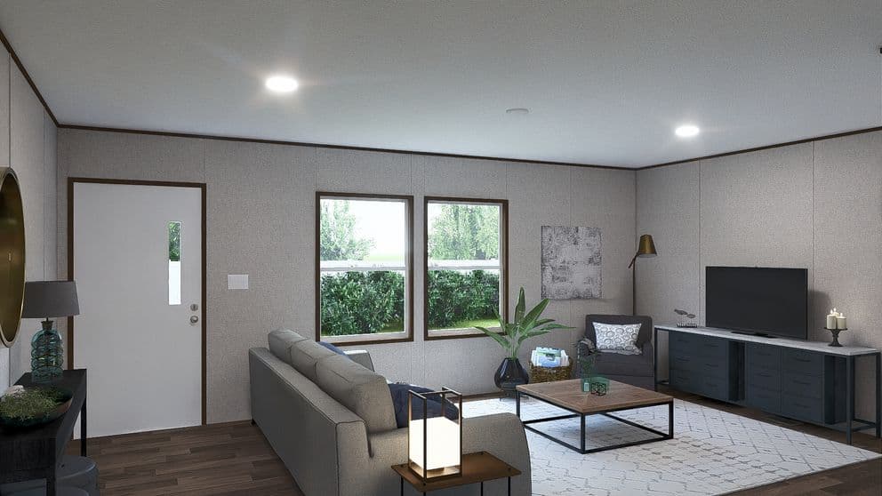 Redwood interior home features