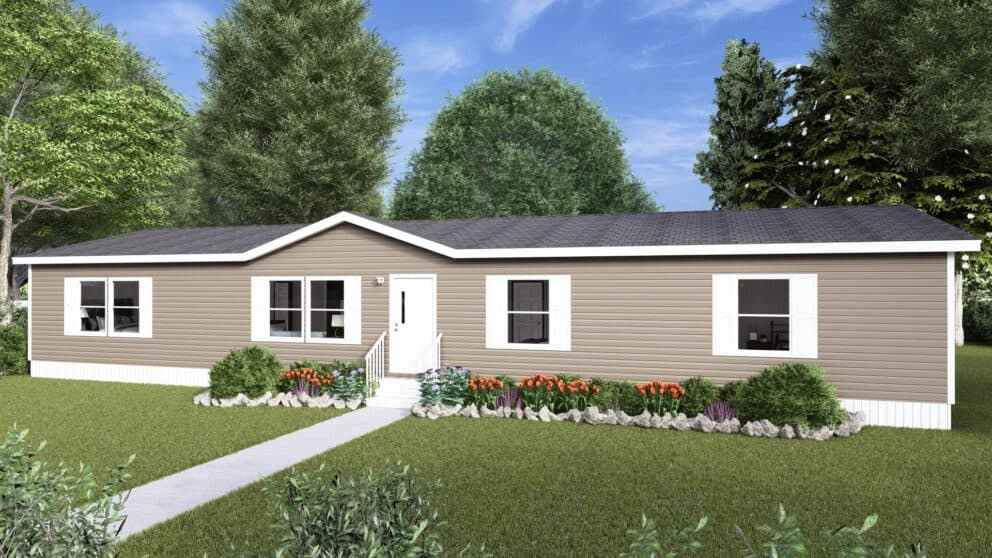 Sycamore hero, elevation, and exterior home features