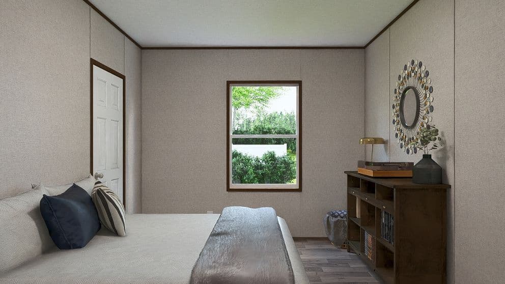 Spruce bedroom home features