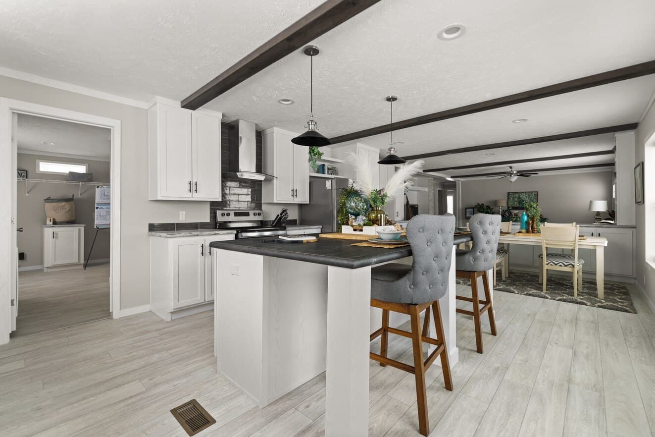 Big beam house 32663x kitchen home features